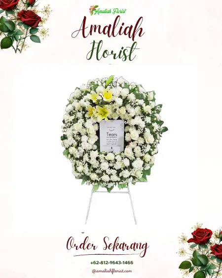 Krans Bunga Duka Menuran